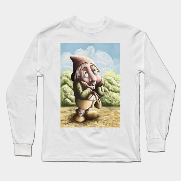 The sad elf Long Sleeve T-Shirt by stephenignacio